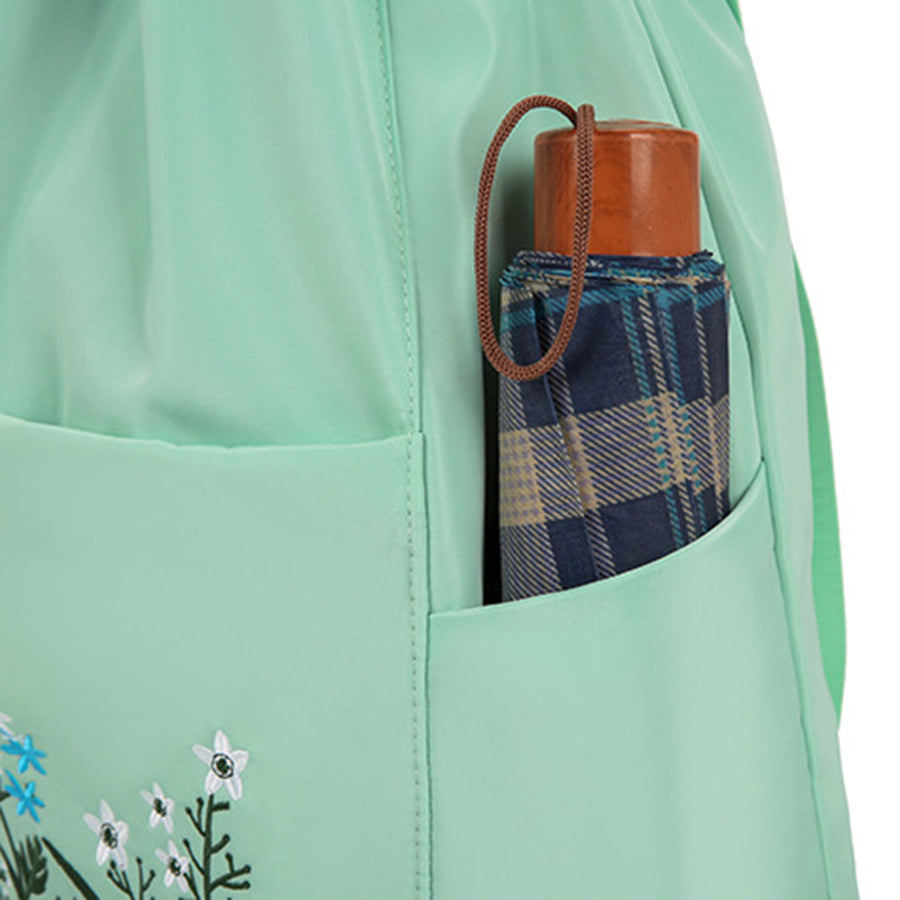 Flower Waterproof Folding Large Travel Backpack - Image 6