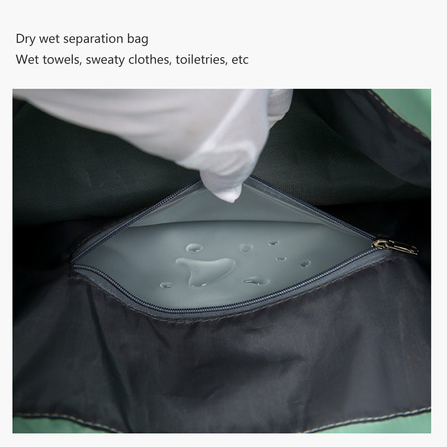 Flower Waterproof Folding Large Travel Backpack - Image 8