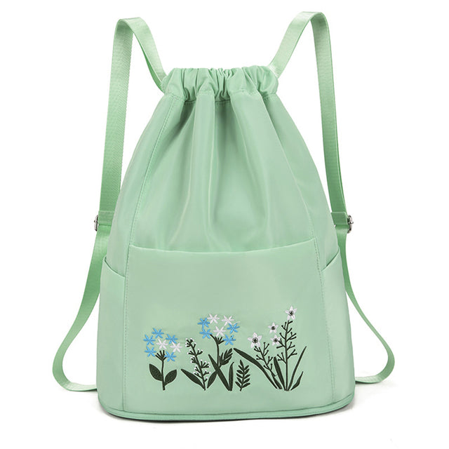 Flower Waterproof Folding Large Travel Backpack - Image 1