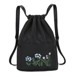 Flower Waterproof Folding Large Travel Backpack