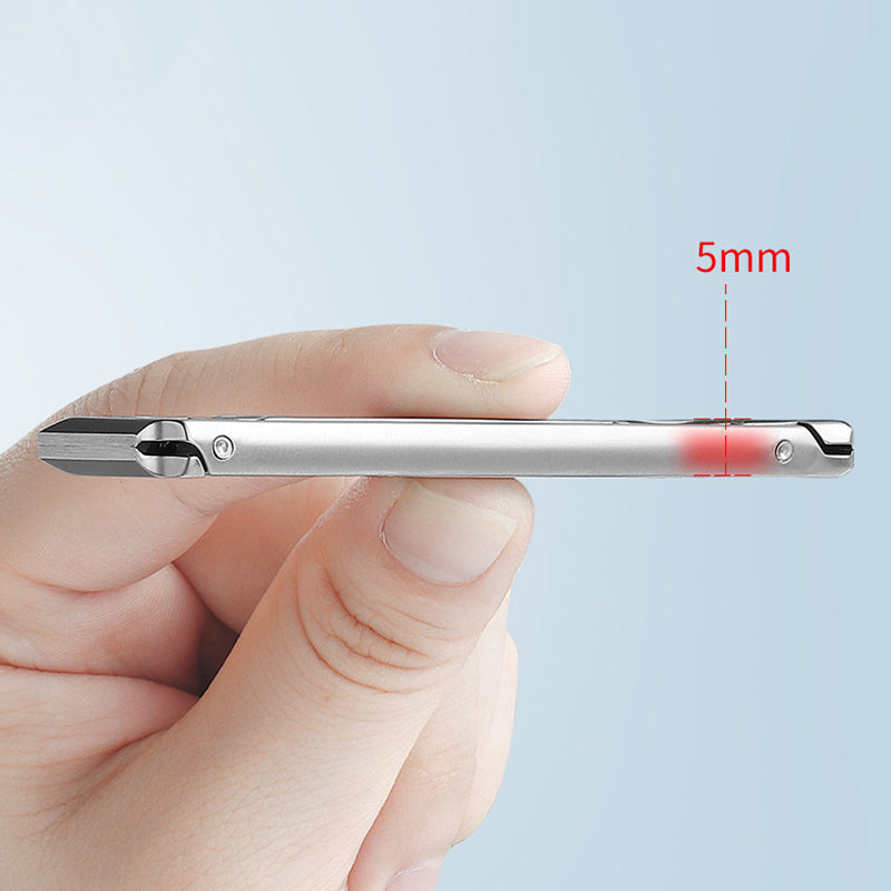 3in1 Stainless Steel Foldable Nail Clipper - Image 3