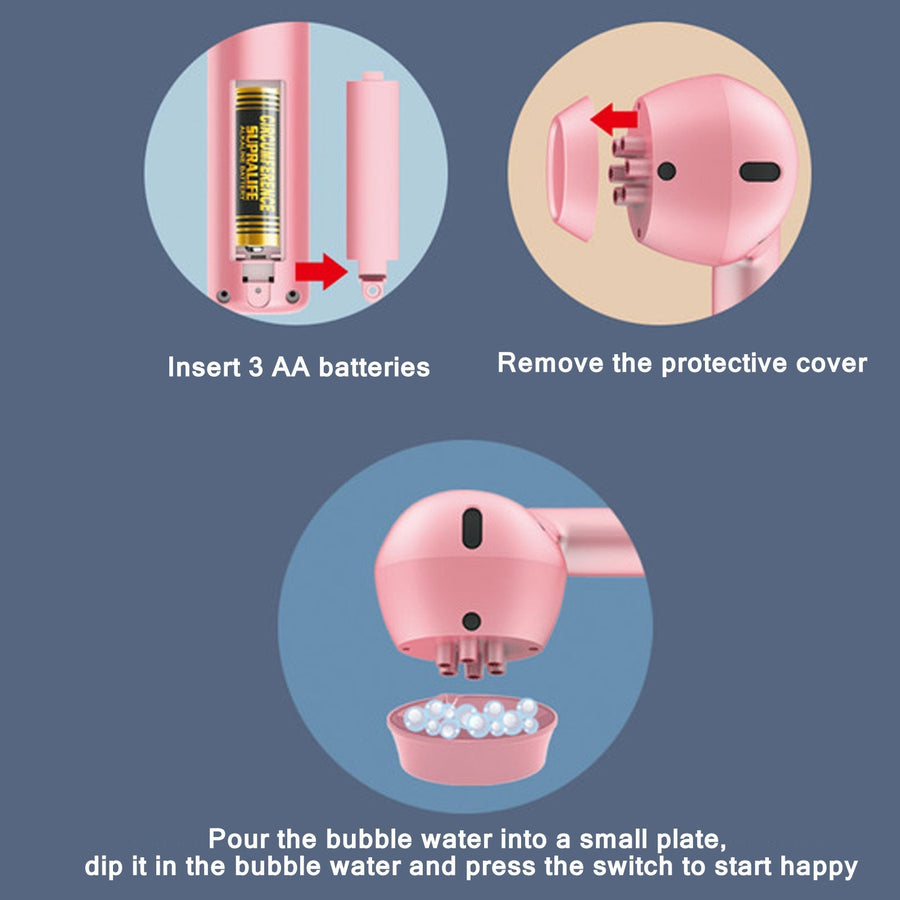 Creative Earphone Automatic Bubble Maker Toy - Image 1