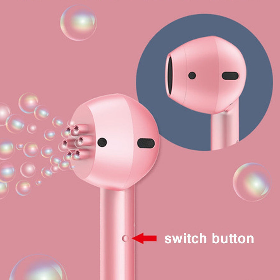 Creative Earphone Automatic Bubble Maker Toy - Image 0