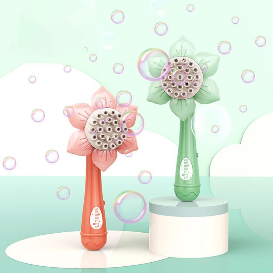 Mini Magical Sunflower Bubble Maker Toy - Image 0