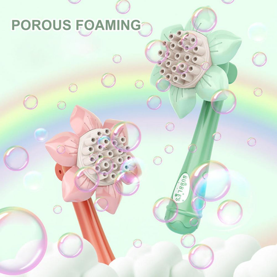 Mini Magical Sunflower Bubble Maker Toy - Image 6