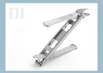 3in1 Stainless Steel Foldable Nail Clipper