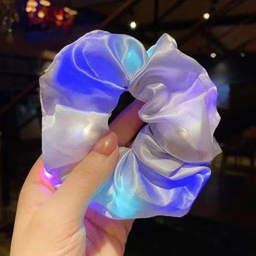 LED Hair Scrunchies - Image 1