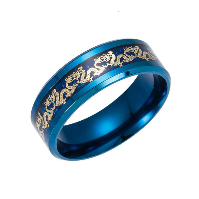 Vintage China Dragon Ring for Men - Image 6