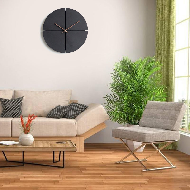 Elegant Nordic Minimalist Wooden Wall Clock - Image 3