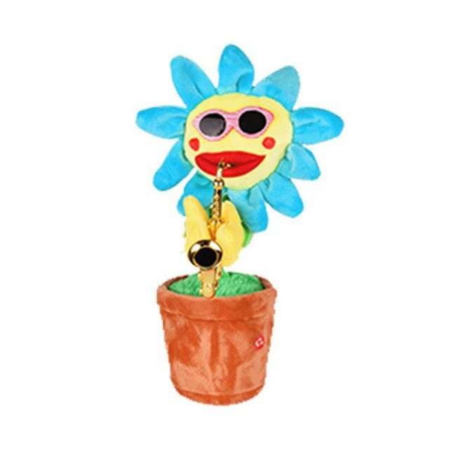 Dancing Plush Saxophone Flower Plant Toy - Image 7