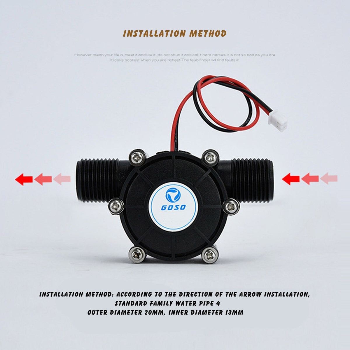 Micro-hydro Water Flow Power Generator