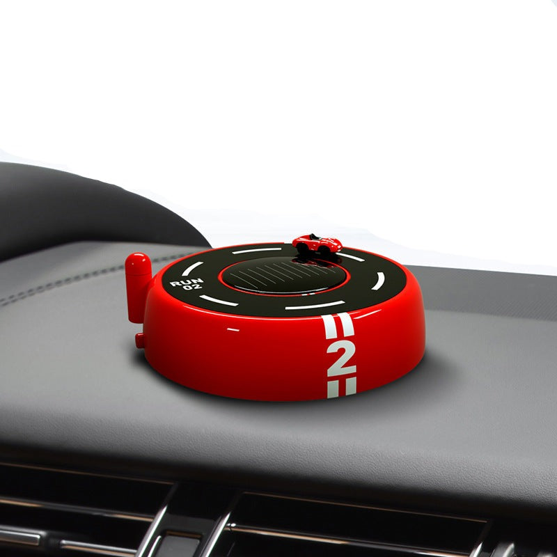 Rotating Race Solar Car Air Purifier - Image 0
