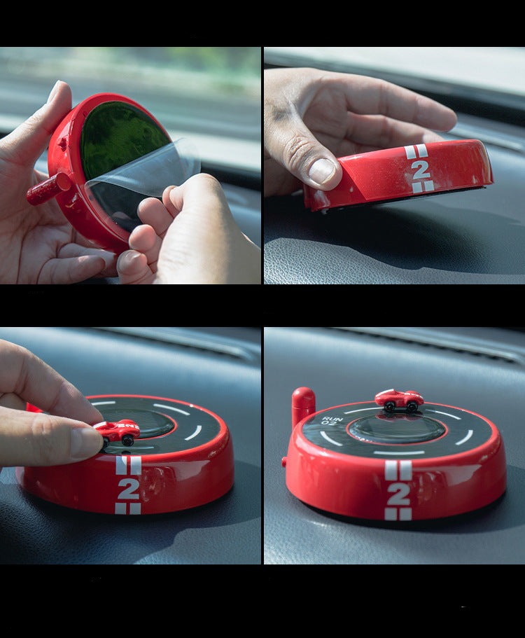 Rotating Race Solar Car Air Purifier