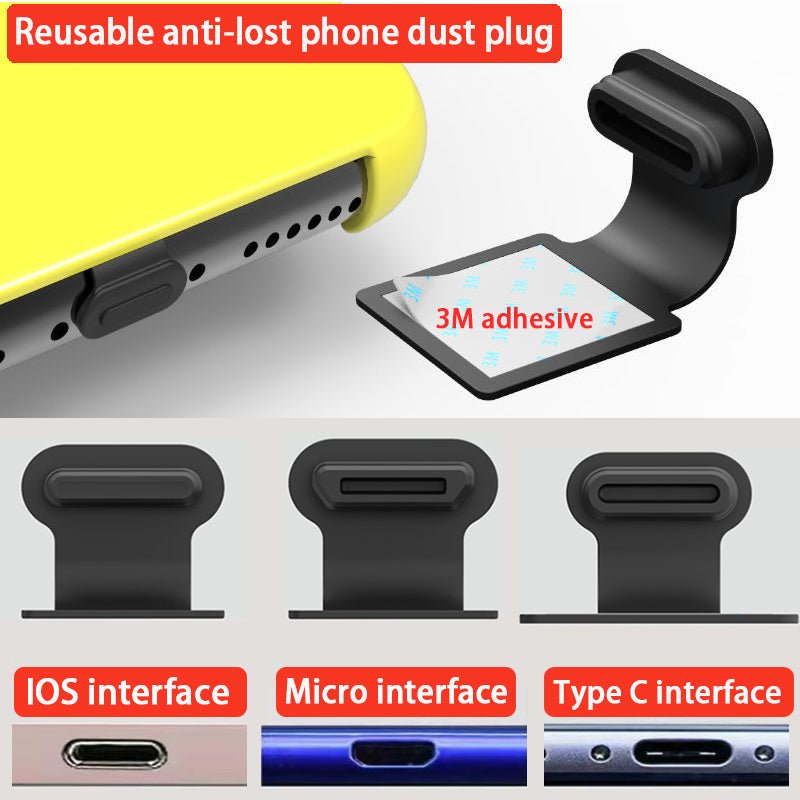Dust-Proof Phone Charging Port Cover - Image 2