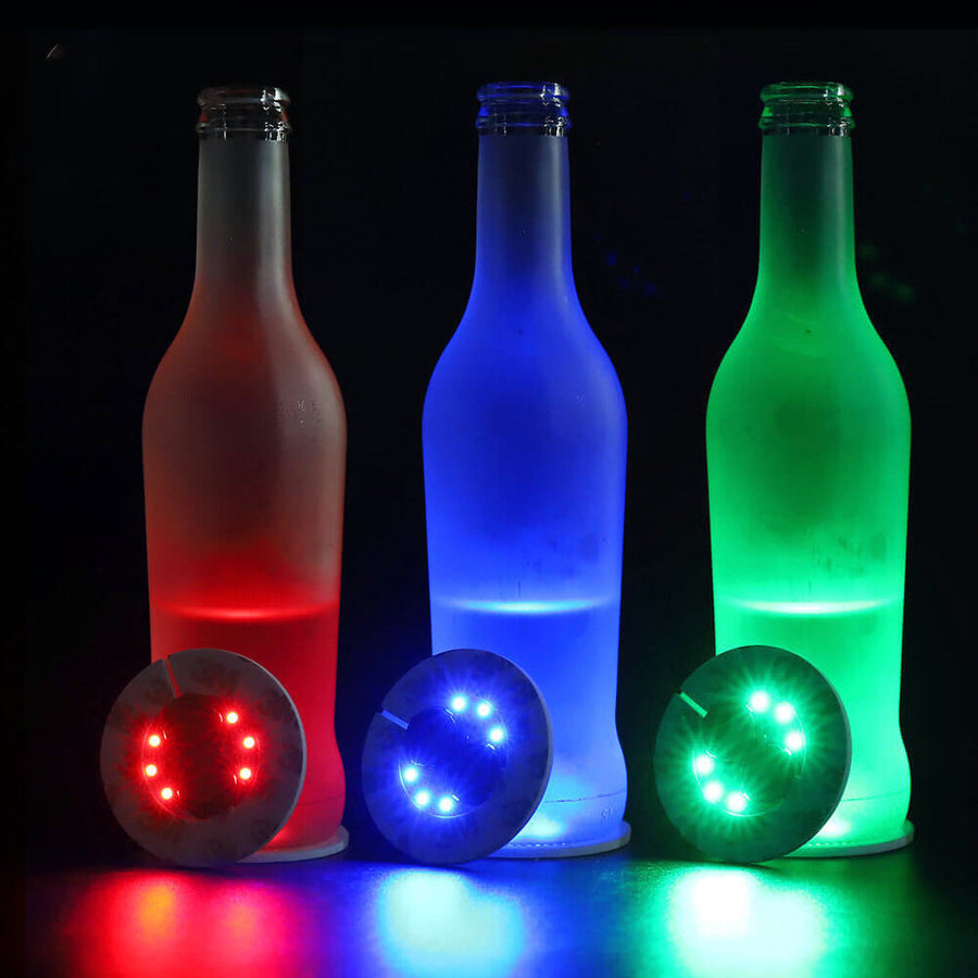 Bottle Light Up Sticky Party Coasters - Image 0