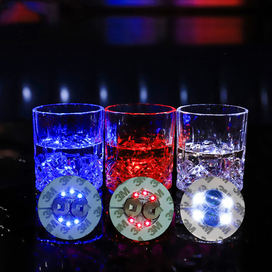 Bottle Light Up Sticky Party Coasters - Image 7