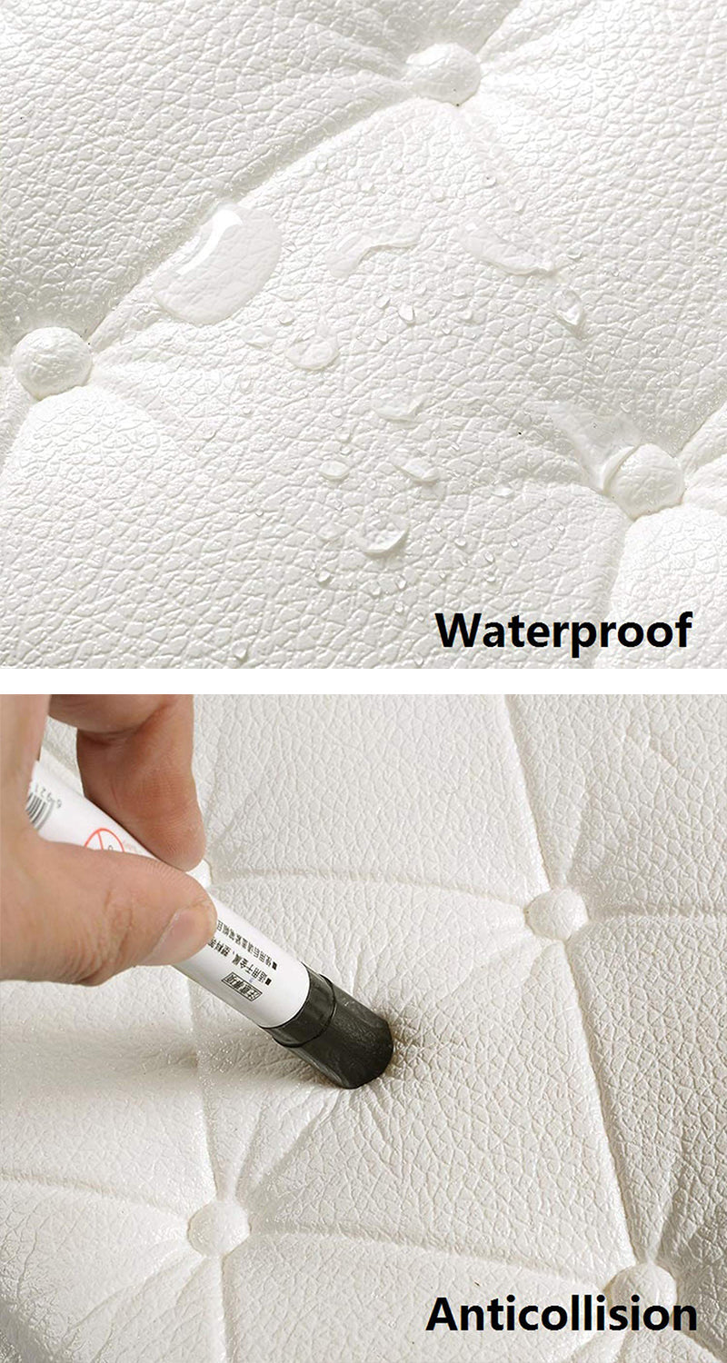 Self-Adhesive Soft Bed Headboard