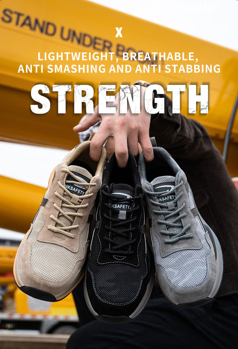 All Season Breathable Durable Safety Shoes - Image 1