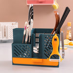 Wall-Mounted Kitchen Cutlery Drainer Storage