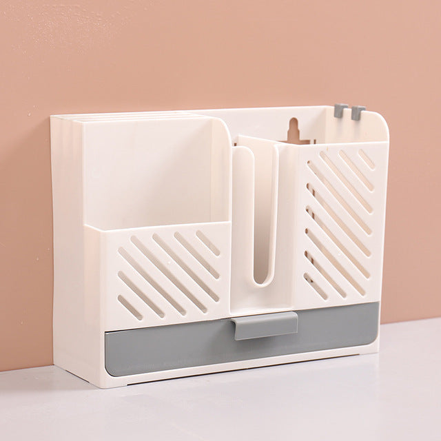 Wall-Mounted Kitchen Cutlery Drainer Storage - Image 12