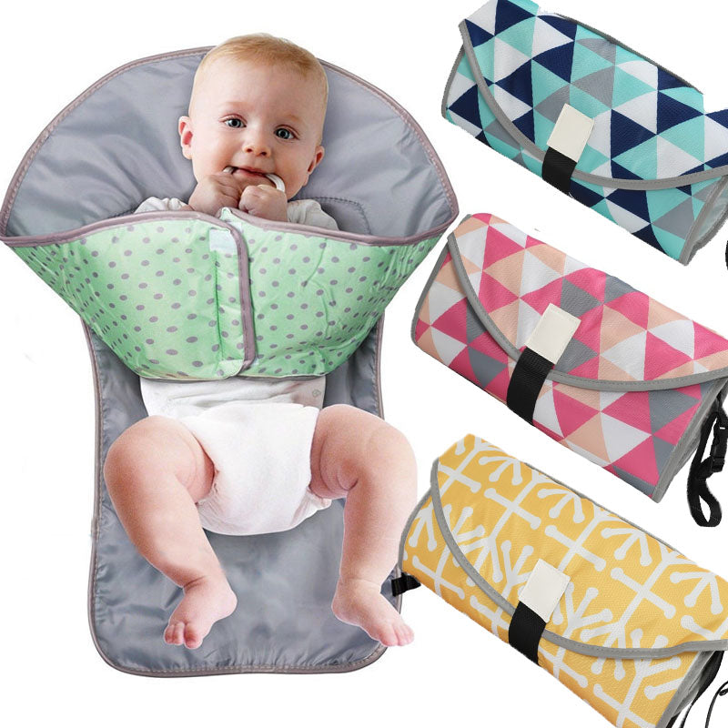 3in1 Portable Waterproof Baby Diaper Changing Pad - Image 0