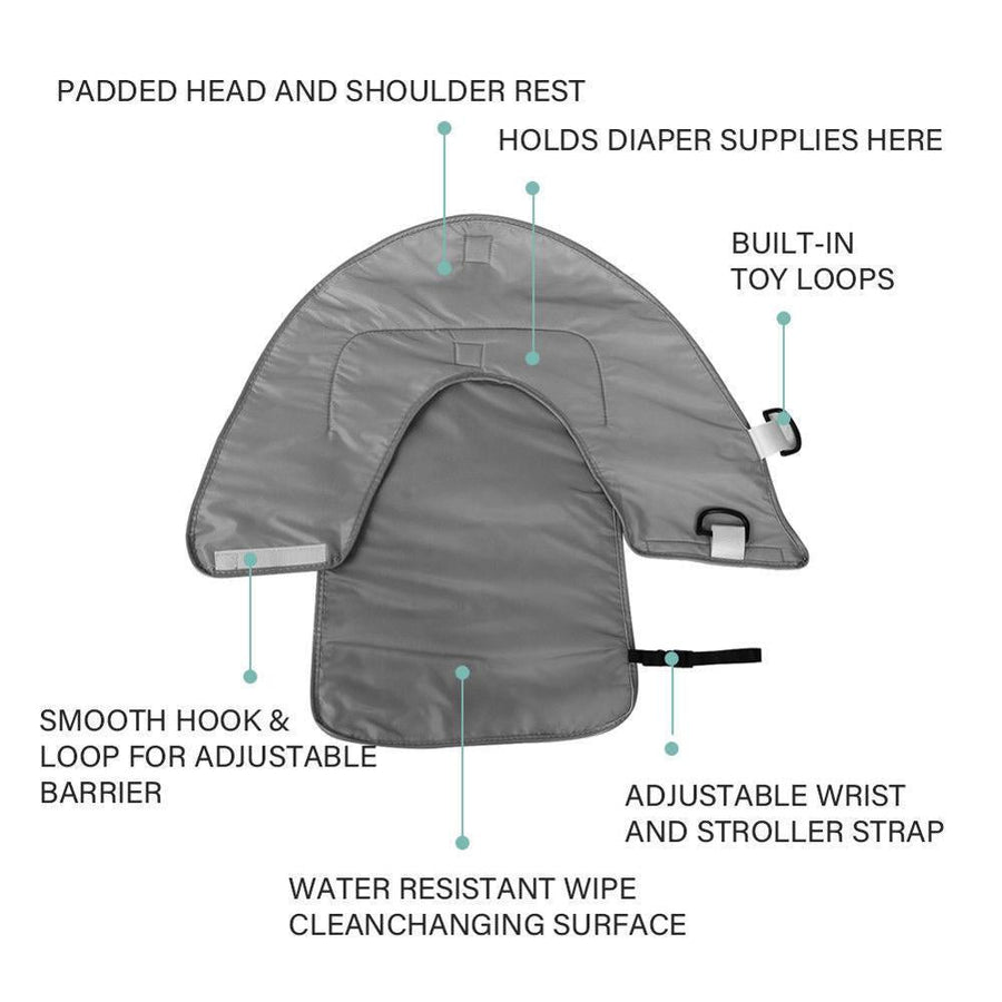 3in1 Portable Waterproof Baby Diaper Changing Pad - Image 4