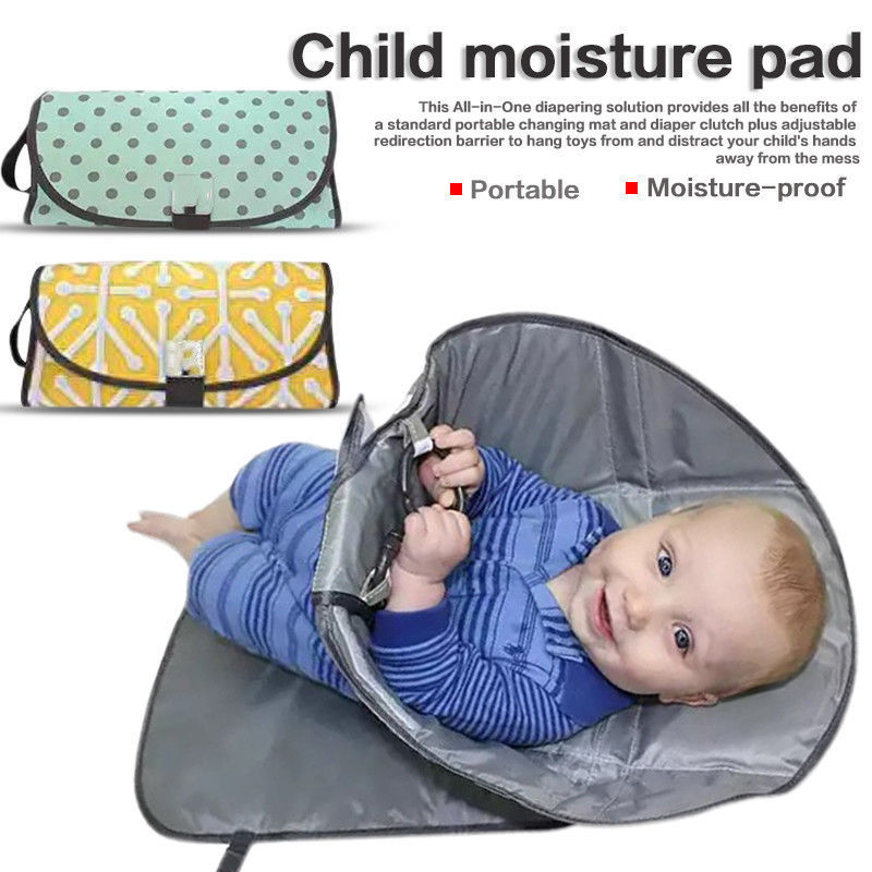 3in1 Portable Waterproof Baby Diaper Changing Pad