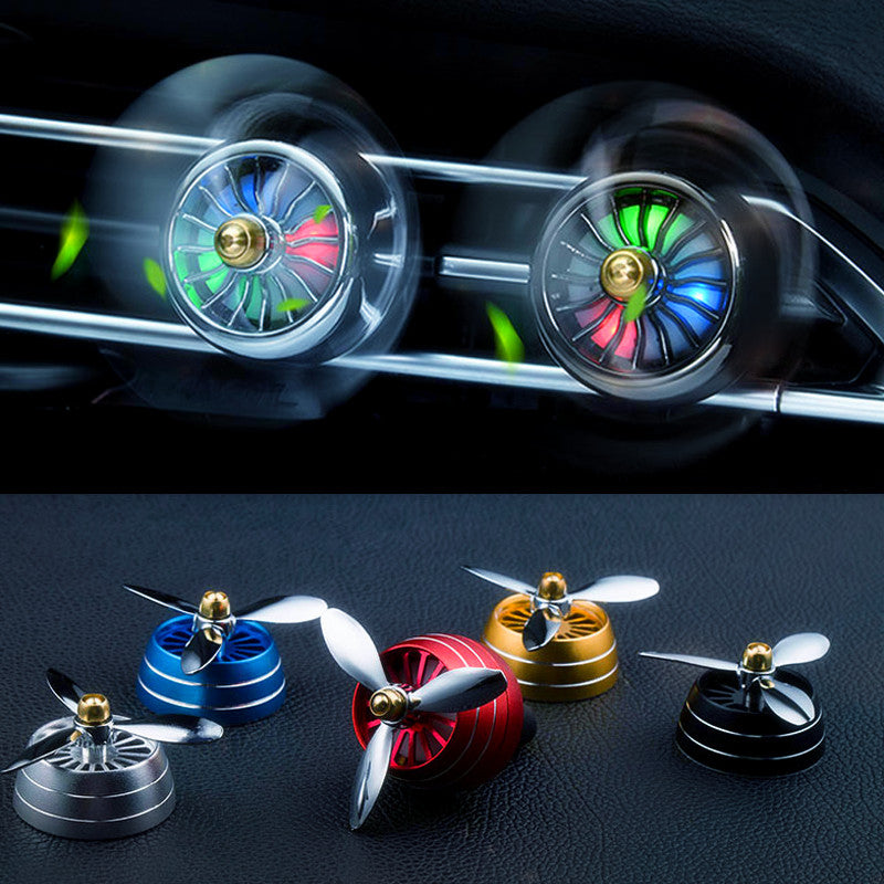 LED Light Propeller Car Air Freshener - Image 2