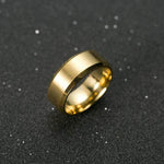 Black Titanium Ring for Men