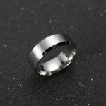 Black Titanium Ring for Men