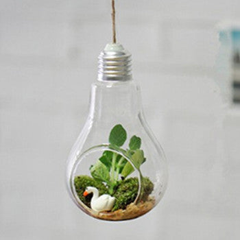 Hanging lamp glass vase - Image 3