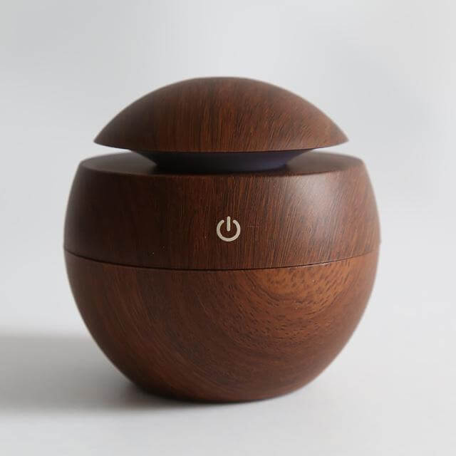 Mini Portable USB Wooden Aromatherapy Air Humidifier