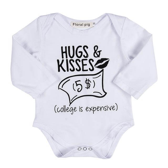 Hugs & Kisses $5 bodysuit for babies - Image 1