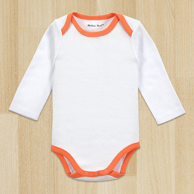 One-Pieces Baby Boy Gentleman Romper White Long Sleeve Baby bodysuit - Image 2