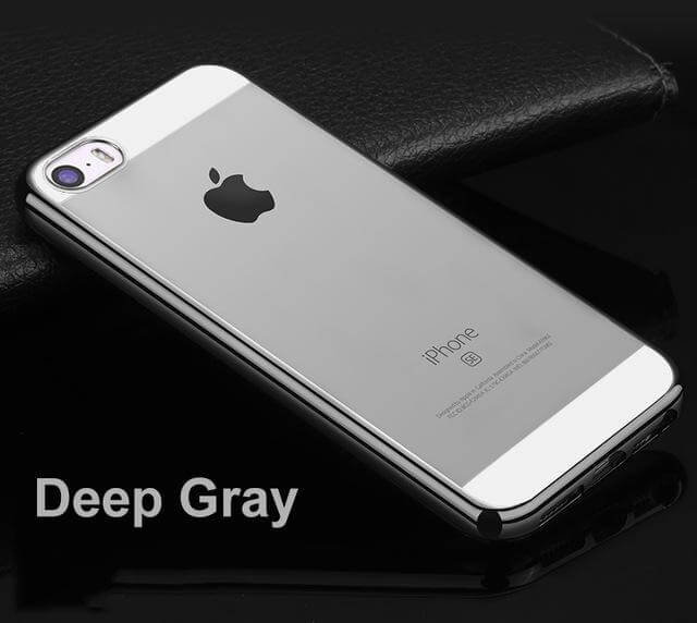 Luxury Transparent Silicone Case For iPhone SE - Image 3