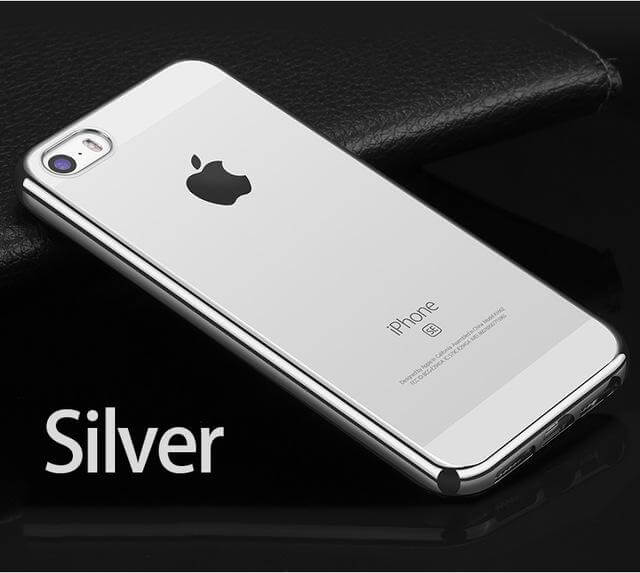 Luxury Transparent Silicone Case For iPhone SE - Image 4