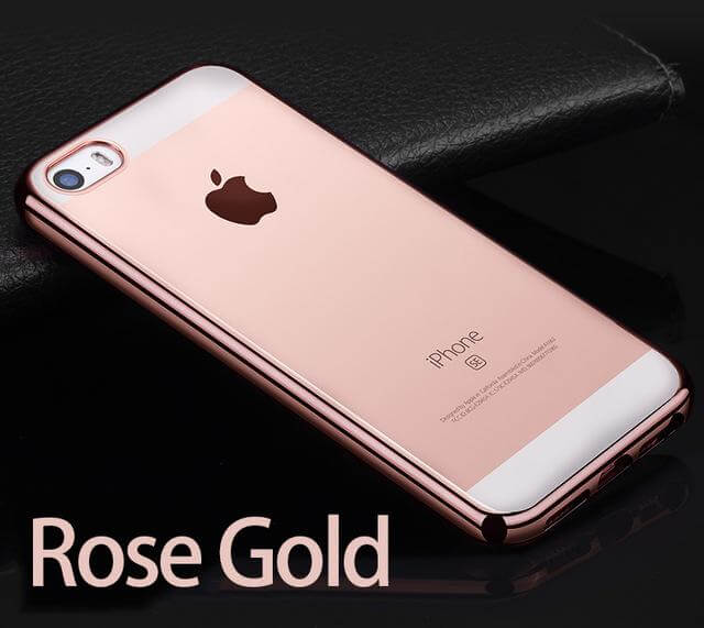 Luxury Transparent Silicone Case For iPhone SE - Image 2