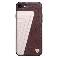 Leather+Aluminum+Soft Hybrid Back Cover Iphone Cases - Image 3