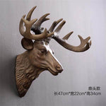 Modern Pure Handmade Hanging Moose and Sheep Head Decoration - MaviGadget