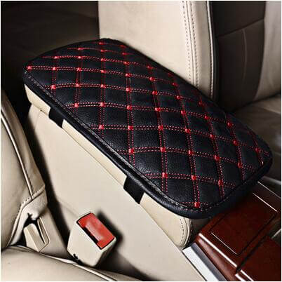Leather Car Armrest Pad Covers - Image 2