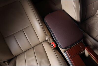 Leather Car Armrest Pad Covers - Image 1
