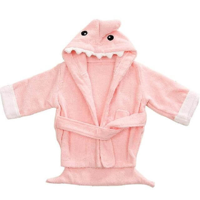 Blue Shark Baby Bath Towel - Image 4