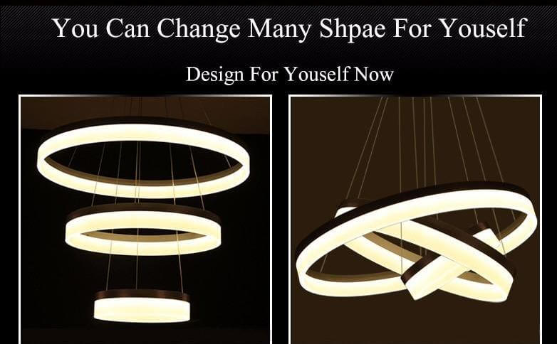 LED Circle Ring Chandelier - Image 6