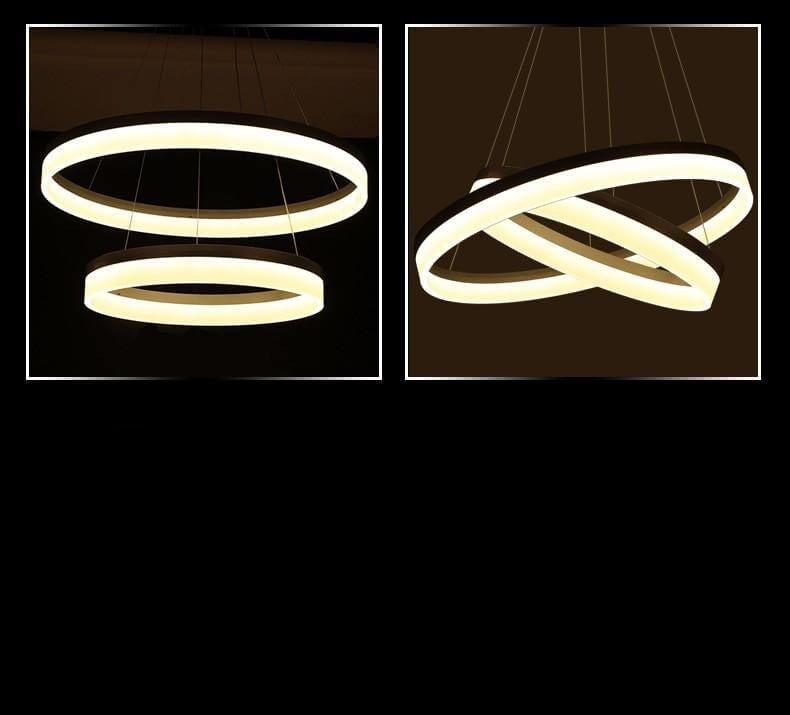 LED Circle Ring Chandelier - Image 7