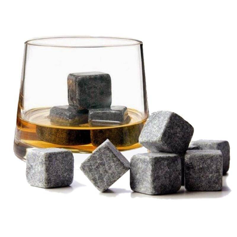 9pcs/set Natural Whiskey Stones Home Bar Tools - Image 0