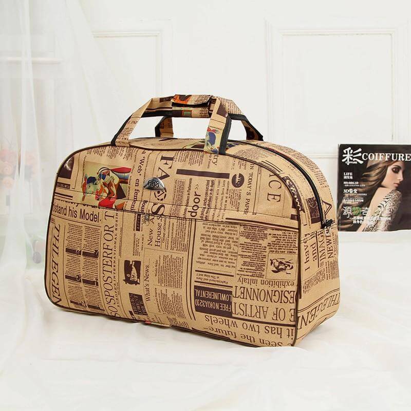 Canvas Fashion Casual Waterproof Oxford Zipper Travel Bags