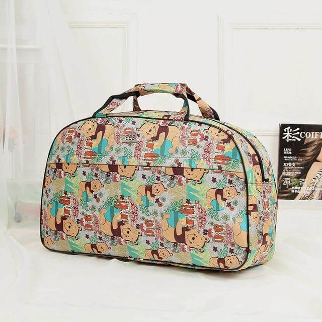 Canvas Fashion Casual Waterproof Oxford Zipper Travel Bags - Image 2