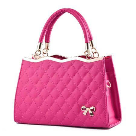 Korea Bow Leather Messenger Bags - Image 4