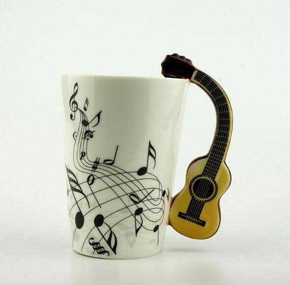 Guitar Style Ceramic Mug - Image 9