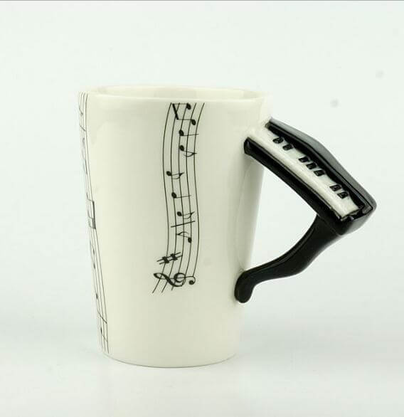 Guitar Style Ceramic Mug